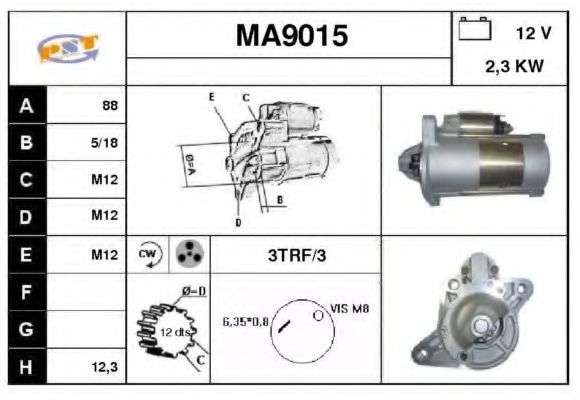 SNRA MA9015