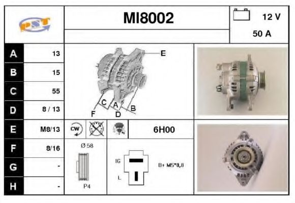 SNRA MI8002