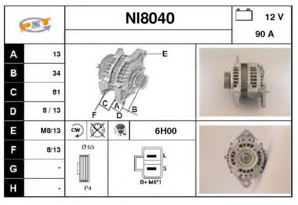 SNRA NI8040