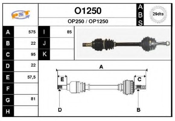 SNRA O1250