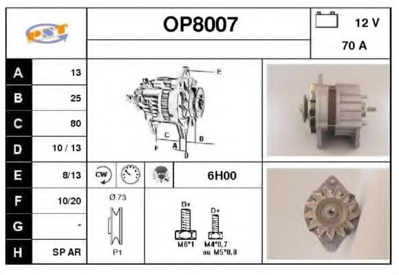 SNRA OP8007