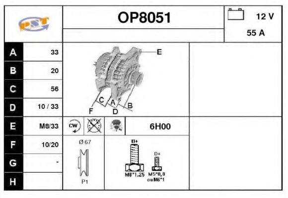 SNRA OP8051