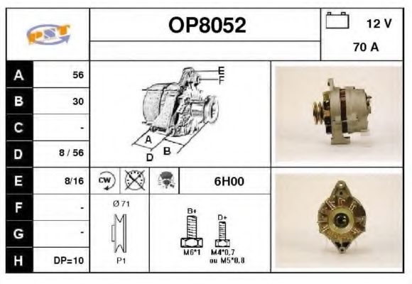 SNRA OP8052