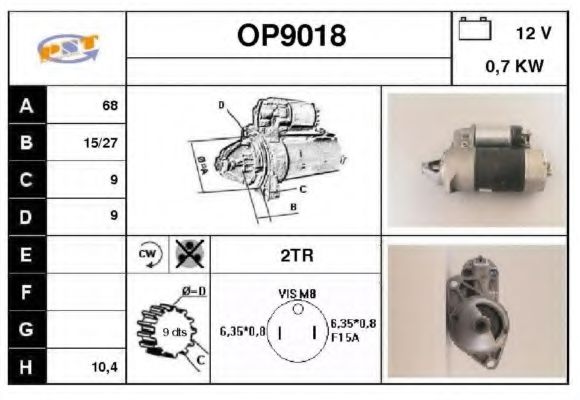 SNRA OP9018