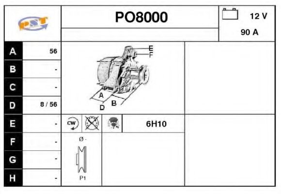 SNRA PO8000