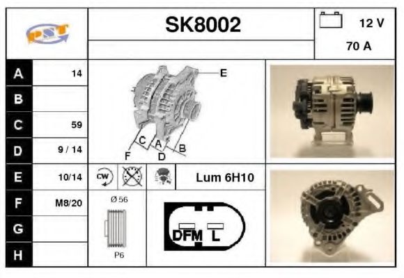 SNRA SK8002