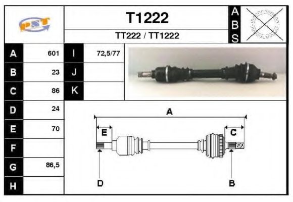 SNRA T1222