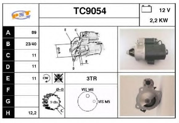 SNRA TC9054