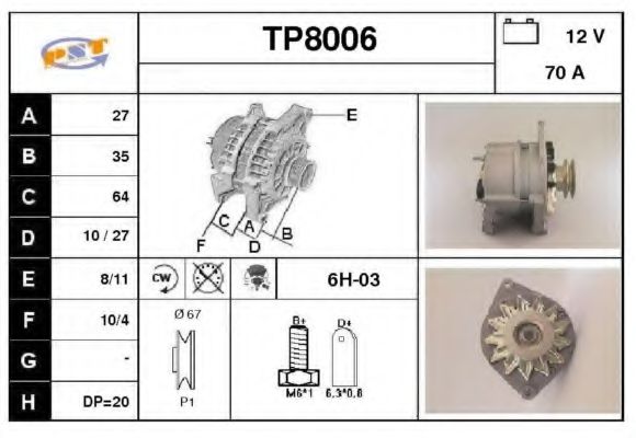 SNRA TP8006