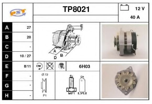 SNRA TP8021