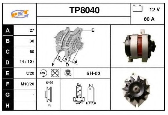 SNRA TP8040