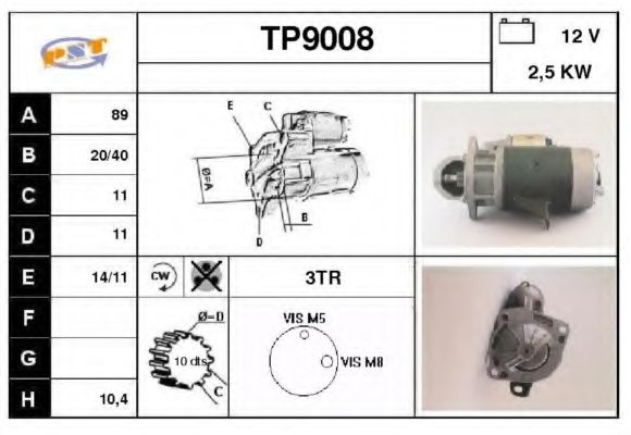 SNRA TP9008