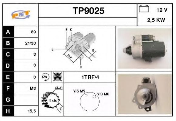 SNRA TP9025