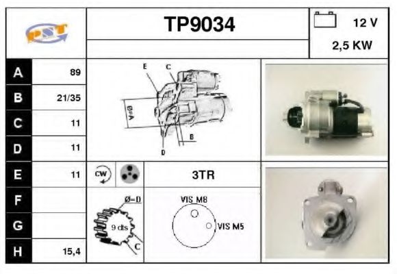 SNRA TP9034