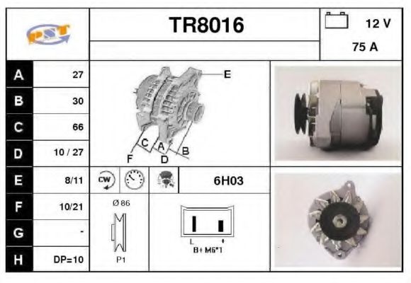 SNRA TR8016