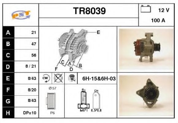 SNRA TR8039