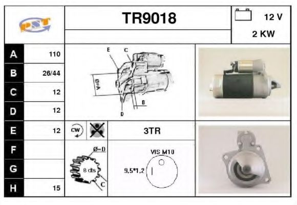 SNRA TR9018