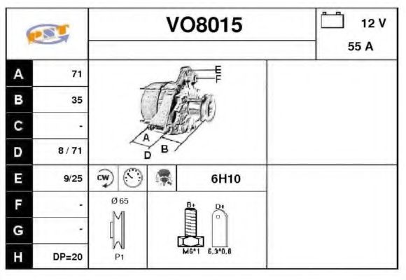 SNRA VO8015