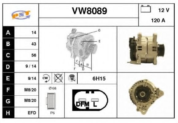 SNRA VW8089