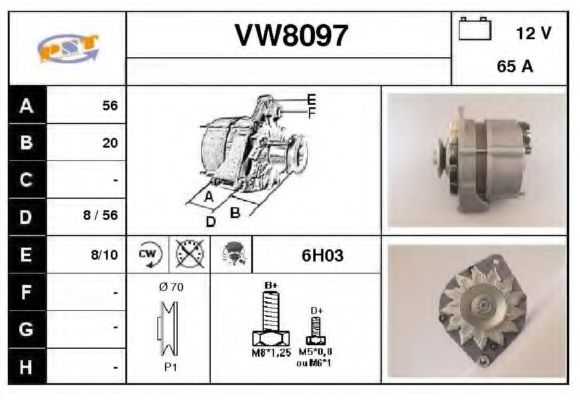 SNRA VW8097