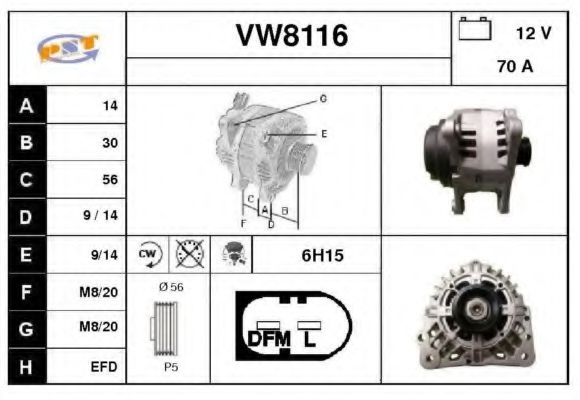 SNRA VW8116