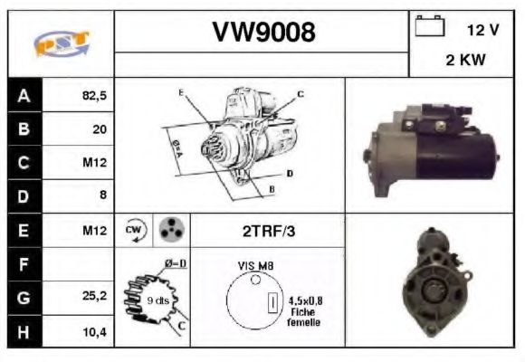 SNRA VW9008