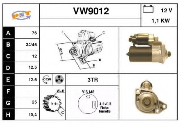 SNRA VW9012