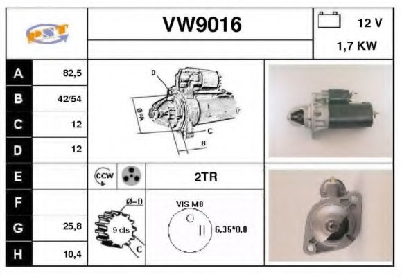 SNRA VW9016