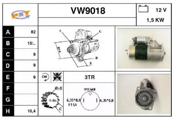 SNRA VW9018