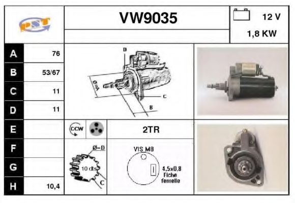 SNRA VW9035