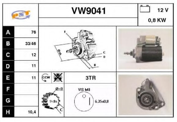 SNRA VW9041