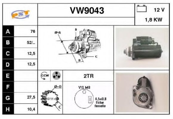 SNRA VW9043