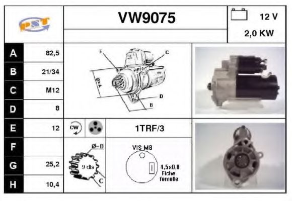 SNRA VW9075