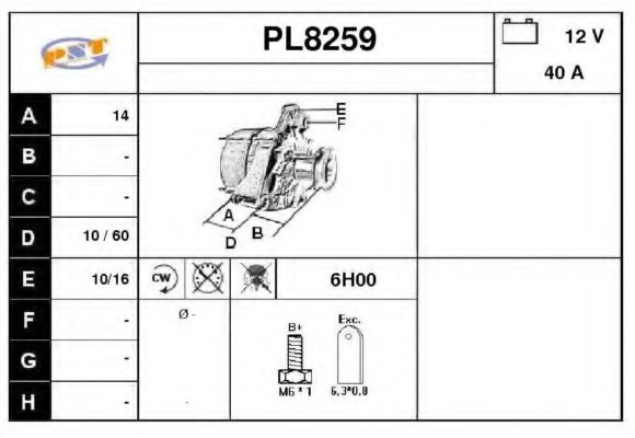 SNRA PL8259