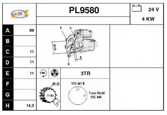 SNRA PL9580