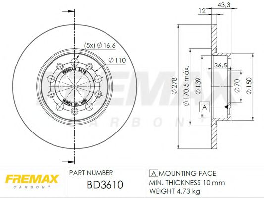 FREMAX BD-3610