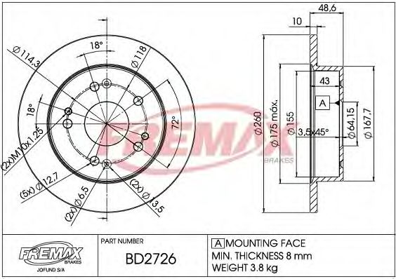 FREMAX BD-2726