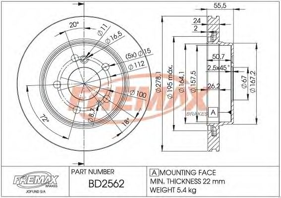 FREMAX BD-2562