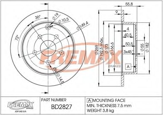 FREMAX BD-2827