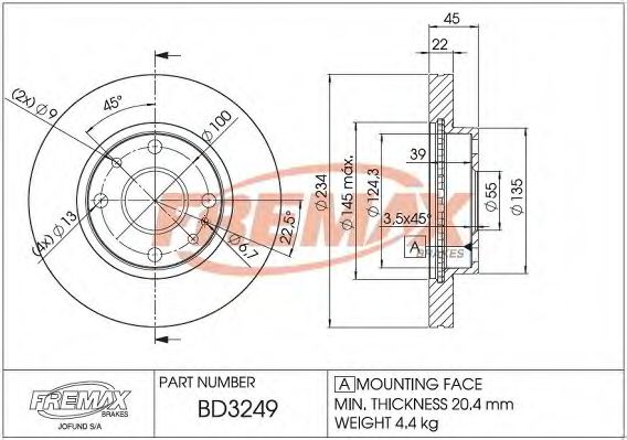 FREMAX BD-3249