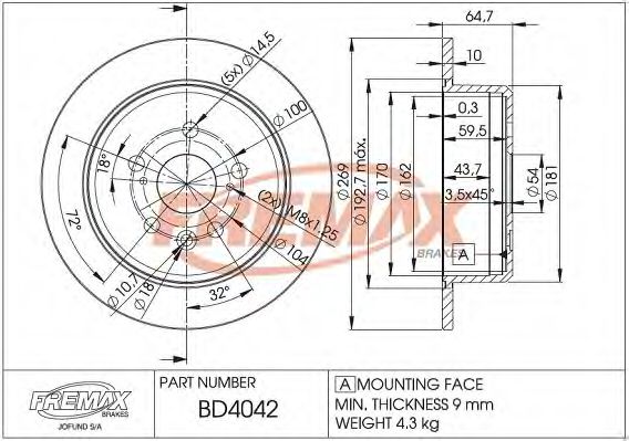 FREMAX BD-4042