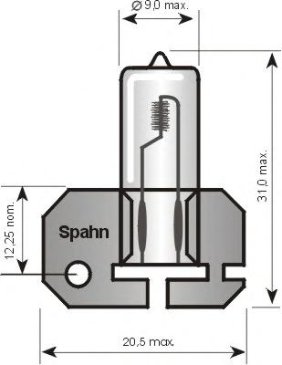 SPAHN GLÜHLAMPEN 52174