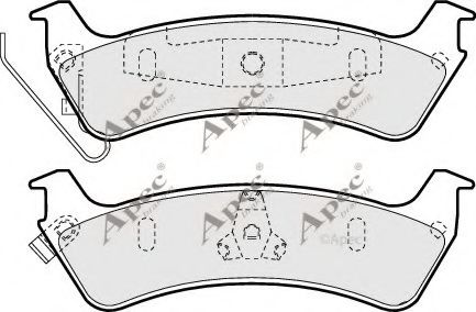 APEC braking PAD1012