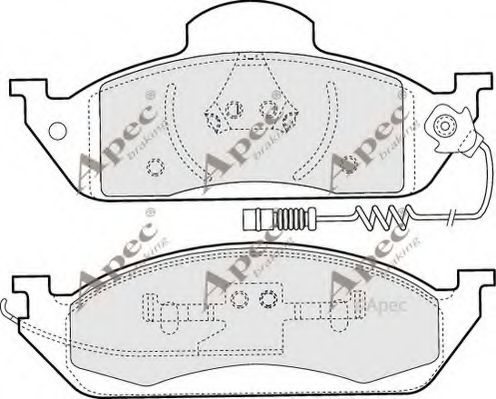 APEC braking PAD1102