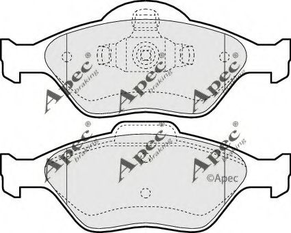 APEC braking PAD1117