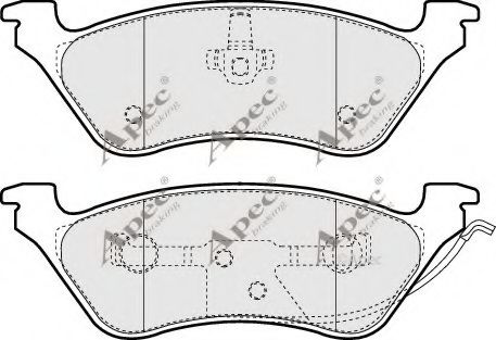 APEC braking PAD1218