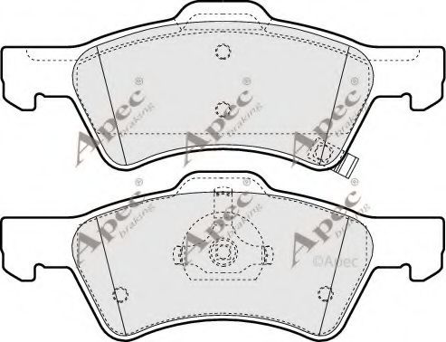 APEC braking PAD1222