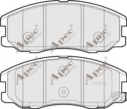 APEC braking PAD1574