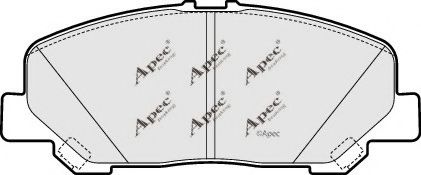 APEC braking PAD1580