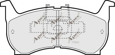 APEC braking PAD418